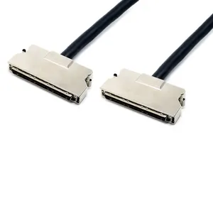 HPDB 100Pin erkek kablo montaj bahar mandal tipi, SCSI II 100Pin kablo, MDR 100Pin erkek kablo, L = 1M