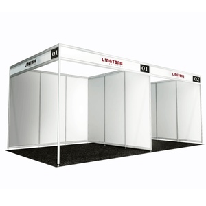 Sistema modulare personalizzato 3x3 Standard divisorio in alluminio Shell schema stallo per esposizione - Product Image 5
