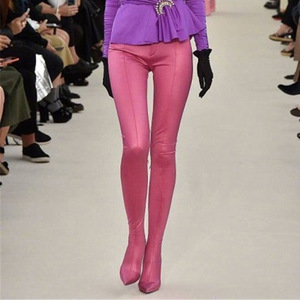 J & H <span class=keywords><strong>Stivali</strong></span> lunghi con tacco alto Sexy da donna con gamba spessa per donna <span class=keywords><strong>a</strong></span> punta con pantaloni alti e <span class=keywords><strong>elasticizzati</strong></span> - Product Image 4