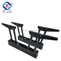 Table basse multifonctionnelle B12-1 en fer, pliable, réglable, avec ressort, pour salon, hauteur de levage 234 mm