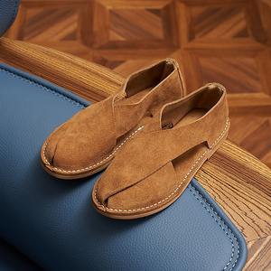 Nuevas Sandalias Romanas Hechas a Mano para Hombre, con Cierre de Cordones Cuadrados, Ligeras, Transpirables, Cómodas, con Suela Suave y Hueca, para Oficina y Trabajo - Product Image 1