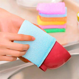 Esponja de Limpieza Washing King de One Dollar Store, Esponja de Algodón Creativa para Lavar, Paño de Cocina Antiadherente, Paquete de 5 - Product Image 1