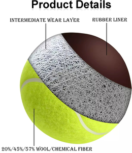 Pelota de Tenis Playa/Pickleball Personalizada, Aprobada por la ITF, Resistente, Ecológica, Impresa con UV, Portátil, para Deportes - Product Image 2