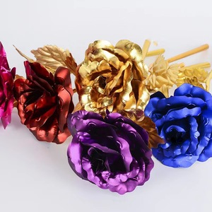 Ingrosso regalo di san valentino 24k <span class=keywords><strong>rosa</strong></span> dorata con scatola regalo 24k lamina d'oro <span class=keywords><strong>rosa</strong></span> - Product Image 4