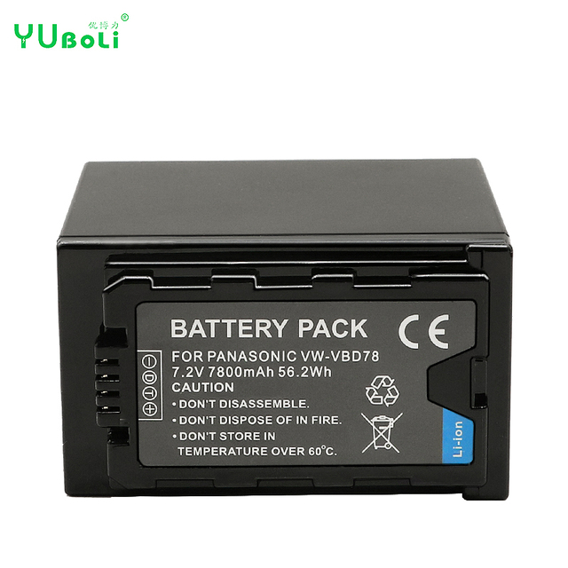 For Panasonic VW-VBD78 56.2Wh Li-ion Camera Battery With LED Power Indicator Fit Panasonic AJ-PX270/AJ-PX298/AG-FC100
