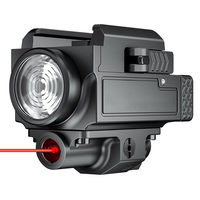 Lampe torche LED compacte avec logo de marque imprimé, faisceau laser rouge 800 lumens