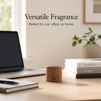 Désodorisant voiture premium en noyer, diffuseur naturel d’huiles essentielles avec logo personnalisé pour grille d’aération