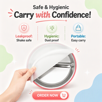 Nouvel ensemble de vaisselle écologique pour enfants en acier inoxydable 304, comprenant bol, assiette avec couvercles, cuillère, fourchette et ustensiles, vente en gros