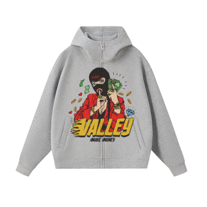 Custom Hoodie Personalised 500GSM Heavyweight Boxy Fit Hoodie <b>Men's</b> Streetwear Vintage Stone Wash Hoodie Blank <b>Pullovers</b> - Product Image 3