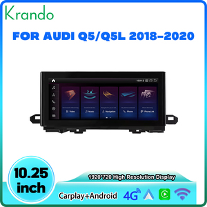 Unidad Principal para Automóvil Qualcomm de 10.25 Pulgadas para Audi Q5 Q5L 2018 <span class=keywords><strong>2019</strong></span> 2020 <span class=keywords><strong>MIB</strong></span>, Radio Android, Navegación Multimedia, GPS, CarPlay Inalámbrico, 4G - Product Image 1