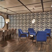 Sillón Moderno de Madera de Roble Blanco con Certificación BIFMA para Hotel, Oficina, Recepción, Sala de Espera