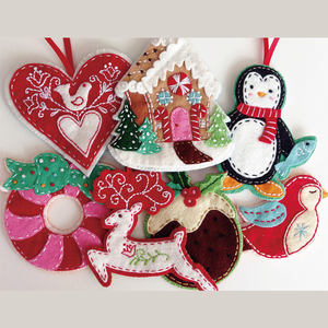 Ornements de sapin de Noël suspendus écologiques de qualité supérieure Décorations de Noël - Product Image 2