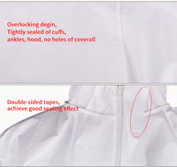 Combinaison de protection Non tissée, combinaison de 2 pièces, en Stock, avec certification CE