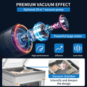 DZ-400 Commercial Electric Single-Chamber Vacuum Sealer Food Vacuum Packing Machine for Foil Pouch for Commodity Storage - Product Image 2