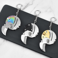 Outil multifonction EDC 6 en 1 avec porte-clé couteau de poche, meilleure vente
