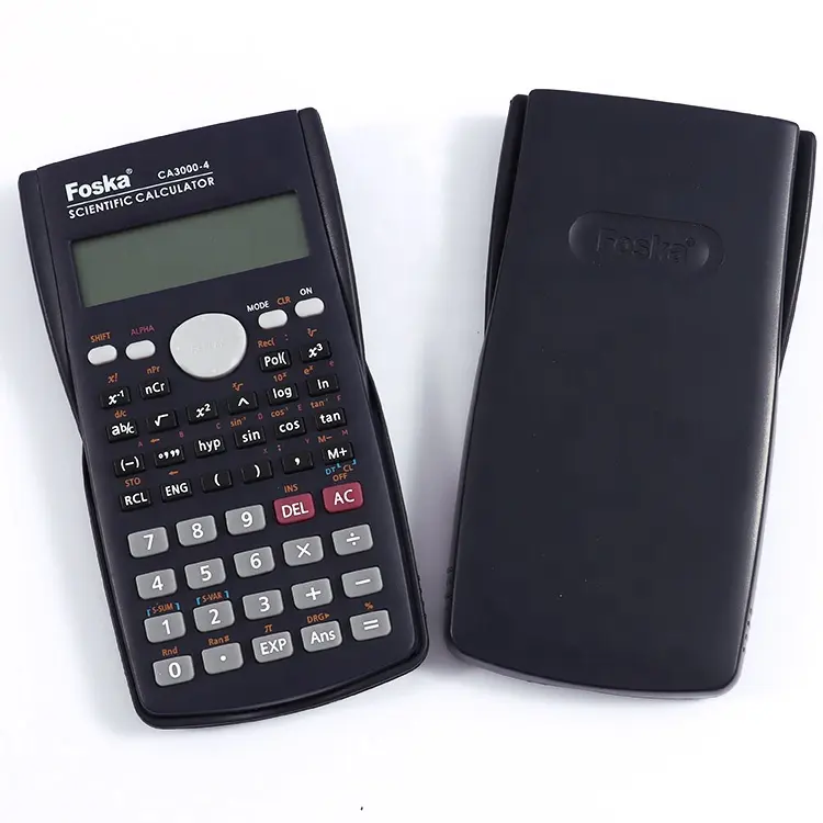 FOSKA научный калькулятор черная школа 2-линейный инженерный научный калькулятор функция калькулятор для ученика и учителя
