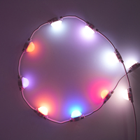 Luces LED Puntuales XQD de Alto Brillo, Resistentes al Agua IP67, RGB Multicolor, CRI 90, para Iluminación de Paisajes Exteriores y Parques Temáticos