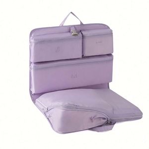Large Capacity Durable Polyester Travel <b>Luggage</b> Organizer Bag Zipper Multiple Compartments for Clothes Underwear Accessories - Product Image 6