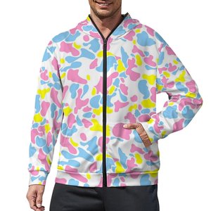<span class=keywords><strong>Felpa</strong></span> con Cappuccio e Zip <span class=keywords><strong>Viola</strong></span> Mimetica Trendy, Stile Y2K, Streetwear, Giacca con Cappuccio Cloud Camo, <span class=keywords><strong>Felpa</strong></span> Casual per <span class=keywords><strong>Uomo</strong></span> e Donna - Product Image 2