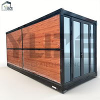 Dortoir préfabriqué durable personnalisé, hébergement rapide, logement d'urgence, maison conteneur