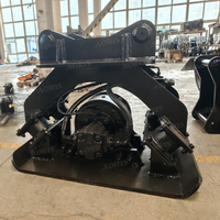 Moteur hydraulique à couple élevé S40/S45/S60, adaptateur de châssis, compacteur de plaques hydraulique pour excavatrices de 3 à 20 tonnes