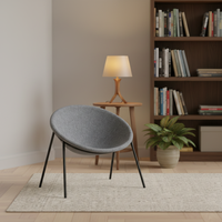 Chaises de salle à manger modernes et minimalistes, dossier en tissu, pieds en bois, chaise de loisirs en feutre recyclé écologique pour chambre, hôtel, maison, bureau