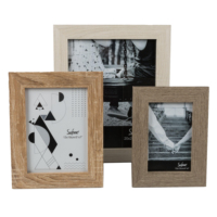 Cadre photo personnalisé en MDF 4x6 avec finition noire, cadre photo de table pour la maison, le bureau, vente en gros