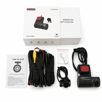 Caméra de tableau de bord USB à double objectif U10 1080P+720P avec enregistrement en boucle ADAS pour navigation Android