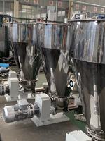 Doseur à double vis doseur système de convoyeur de dosage volumétrique nouvel état moteur boîte de vitesses PLC usine de fabrication de granulés