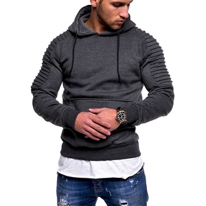 Holesale-Sudadera con capucha de manga larga para hombre, suéter deportivo de algodón grueso con logo personalizado, ropa deportiva de invierno - Product Image 2