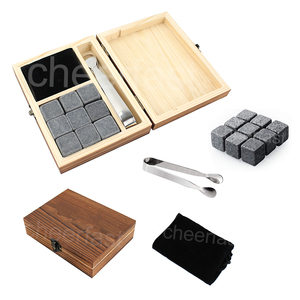 Blocs de glace réutilisables en <span class=keywords><strong>granit</strong></span>, 10 pièces, cadeau de 9 pierres à <span class=keywords><strong>whisky</strong></span>, accessoire de cuisine - Product Image 6