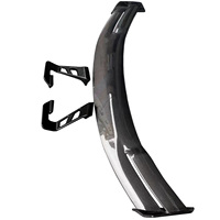 Aileron arrière en fibre de carbone Aileron de course avec trou de coupe Aileron de course universel S3 S5 R8 universel pour Audi TT TTRS