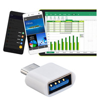 Mini Tipe C USB C adaptor 2.0 OTG konektor Data Pro untuk 6/Pro Air C perangkat kompatibel ponsel PCs Output