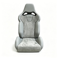Sièges de course RECARO SR-S en cuir noir de haute qualité, réglables, style sport, pour simulateur, en stock et prêts à être expédiés