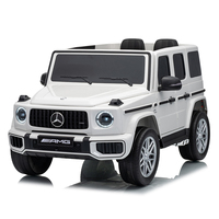 Voiture électrique pour enfants sous licence Mercedes G63 12V, SUV de luxe en plastique à 4 roues, avec télécommande 2.4G