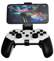 Manette de jeu sans fil multiplateforme compatible MFI Android Steam avec boutons programmables et support pour téléphone