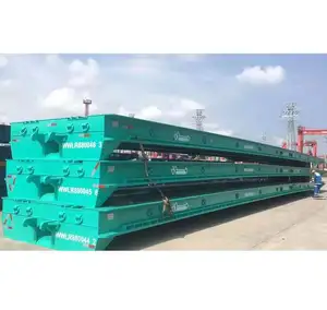 Port Using RORO Mafi Trailer 50tons 60tons 80tons 100tons 120tons 40ft Roll Trailer