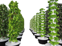 NOUVEAU système de rotation hydroponique vertical motorisé pour le jardin tour aéroponique pour la ferme tour verticale pour l'agriculture