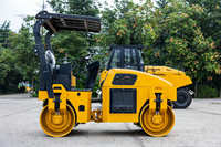 Rouleau vibratoire hydraulique à double tambour de 3 tonnes LTC203P pour la construction routière et le compactage des chaussées