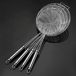 Outil de cuisine en acier inoxydable OEM/ODM, passoire à mailles fines, à suspendre à l'oreille, multi-tailles, résistant à la corrosion, de qualité alimentaire, résistant au four - Product Image 1