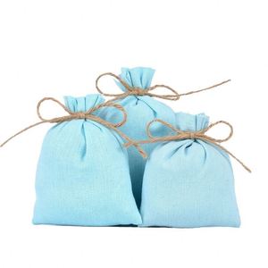 Wholesale Cotton and Linen Storage Drawstring <b>Bags</b> Jewelry Storage <b>Packaging</b> <b>Bags</b> Custom Logo Printed - Product Image 2