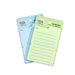 แผ่นบันทึกพับได้สีอ่อน 50 แผ่น ลายจุด/เส้น/ตาราง/ลายเปล่าหลากสี มีกาวในตัว สำหรับสำนักงานและการเรียน - Product Image 5