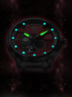 Montre mécanique automatique de sport de luxe pour hommes, boîtier en acier inoxydable, étanche, bouton poussoir, fermoir caché