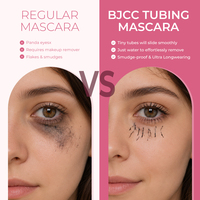 Mascara de cils en gel soyeux, cosmétiques pour le visage, waterproof, végétalien, marque privée, OEM, sérum volumisant en tube pour maquillage des yeux