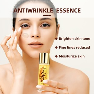 Extrait de racine de ginseng multifonctionnel <span class=keywords><strong>Anti</strong></span> Aging Skin Care Face Serum Bottle 100ml, Gold - Product Image 3