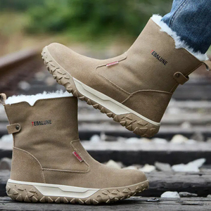 Competitive Price Anti-Pinch Winter Warmth Waterproof Plush Lining Construction Anti-Chill Safety Shoes - Product Image 5