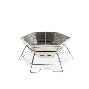 Stainless Steel portable Barbecue Grill easy foldable BBQ Grill