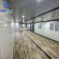 Conteneur mobile de luxe préfabriqué de 40 pieds 20 pieds Maison extensible préfabriquée de 2 3 4 5 chambres à coucher Structure en acier Maison portable
