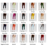 Legging Olahraga Wanita Berkualitas Tinggi, Elastis, Bernapas, Pinggang Elastis, Angkat Bokong, untuk Gym & Yoga, Peregangan Empat Arah