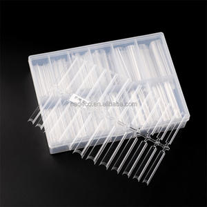 NADECO 120PCS <span class=keywords><strong>Faux</strong></span> <span class=keywords><strong>Ongles</strong></span> Extra Longs, 3XL Longs Demi-Couverture Sans Courbe en C, 12 Tailles Carrés Effilés à Coller - Product Image 6